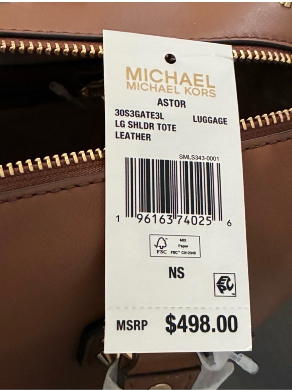 Michael Kors Astor Re-Edition Studded Shoulder Bag - Picture 11 of 16